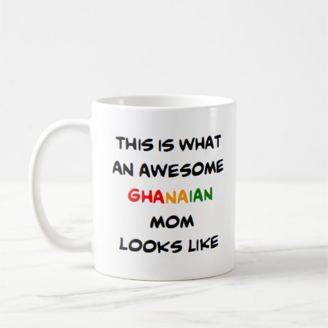 ghanaische Mama, phantastisch Kaffeetasse (Links)