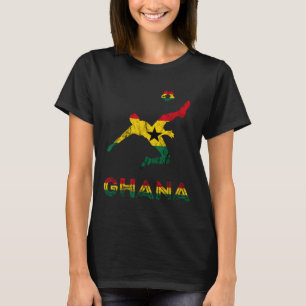 ghanaischer Fußballspieler Ghana ghanaische Wurzel T-Shirt