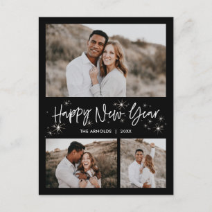 Ghear Sky New Year Postcard Feiertagspostkarte