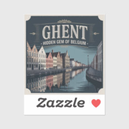 Ghent – Hidden Gem of Belgium Aufkleber