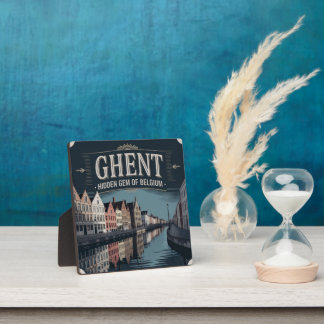Ghent – Hidden Gem of Belgium Fotoplatte
