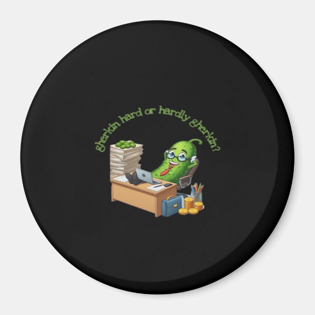 Gherkin Hard oder kaum Gherkin Magnet (Vorne)