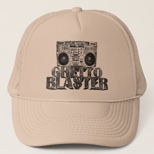 GHETTO BLASTER TRUCKERKAPPE (Vorderseite)