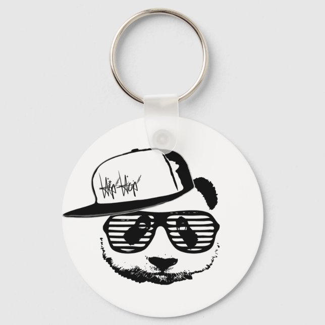 Ghetto Panda Schlüsselanhänger (Vorderseite)