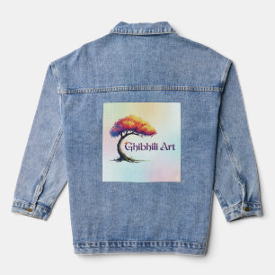 Ghibhili Art: Wo Imagination Wurzeln schlägt Jeansjacke
