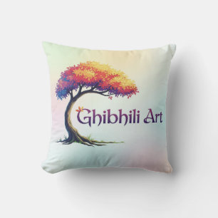 Ghibhili Art: Wo Imagination Wurzeln schlägt Kissen