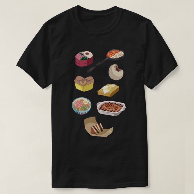 Ghibli Food Set T-Shirt (Design vorne)