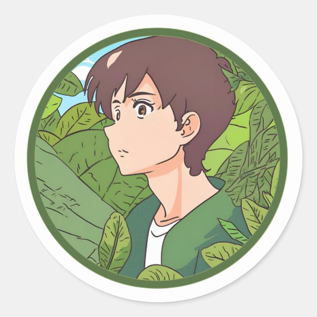 Ghibli Sticker : Une Journée de la Nature Amoureus (Devant)