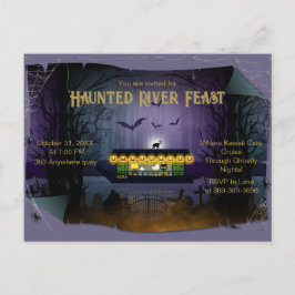 Ghoful Graveyard Cruise Einladung Postkarte