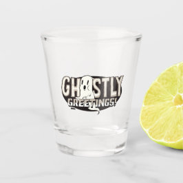 Ghoful Greetings Halloween Schnapsglas