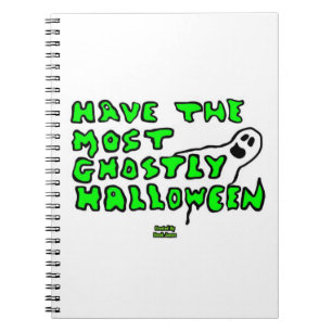 Ghoful Halloween Spiral Foto Notebook Notizblock