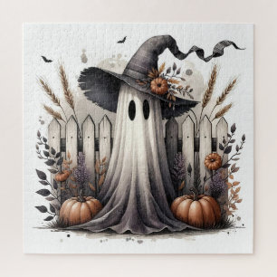 Ghoful Harvest - Eine Whimsischer Halloween-Szene