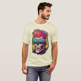 "Ghoful Skeleton Vibes - Hochwertiger Vector T-Sh T-Shirt