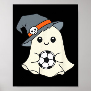Ghoooal Fußball Geist Halloween Lustiger Fußball H Poster