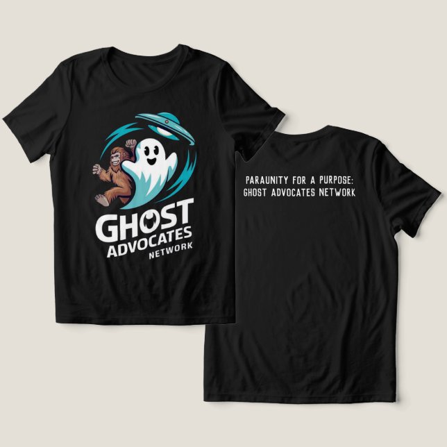 Ghost Advocates Network Women's Shirt (Design Vorderseite & Rückseite)