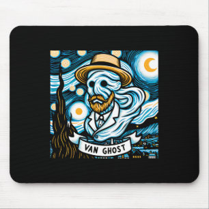 Ghost Art Teacher Halloween Mousepad