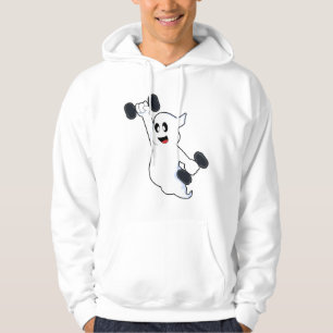 Ghost at Kraft Training mit Dumbells Hoodie