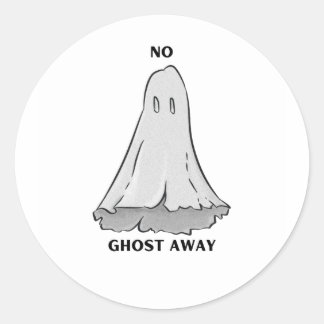 Ghost-Aufkleber Runder Aufkleber