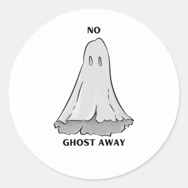 Ghost-Aufkleber Runder Aufkleber (Vorderseite)