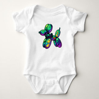 Ghost Balloon Dog Baby Strampler