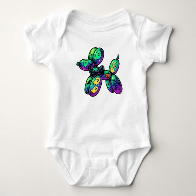 Ghost Balloon Dog Baby Strampler (Vorderseite)
