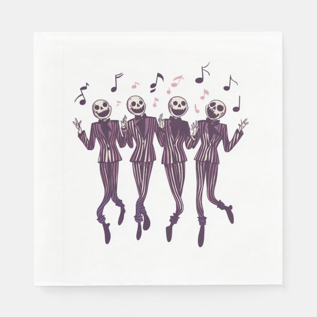 Ghost Barbershop Quartet Serviette (Vorderseite)