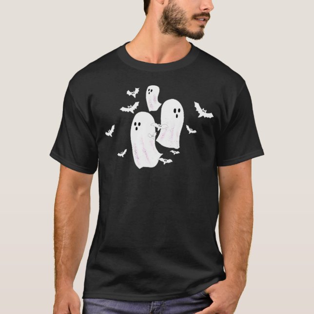 ghost bat halloween T-Shirt (Vorderseite)