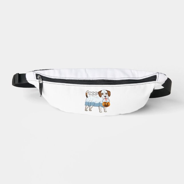 Ghost Beagle Halloween Dog Bauchtasche (Vorderseite)