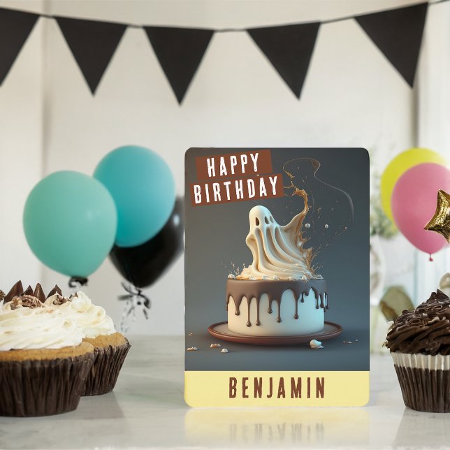 Ghost Birthday Card Feiertagskarte (Von Creator hochgeladen)