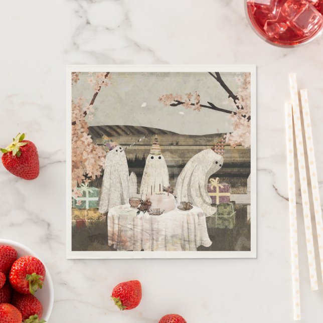 Ghost Birthday Party Serviette (Beispiel)