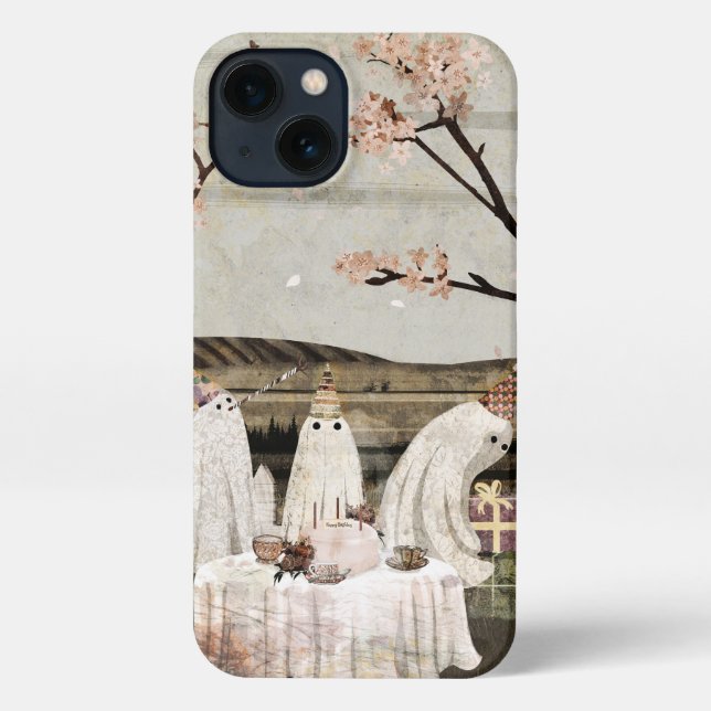 Ghost Birthday Phone Case iPhone Hülle (Rückseite)