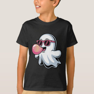 Ghost bläst Pink Bubblegum Halloween Kleinkind Jun T-Shirt