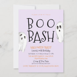 Ghost, Boo Bash Halloween Einladung