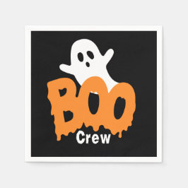 Ghost Boo Crew Halloween-Party Serviette
