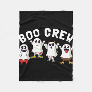 Ghost Boo Crew Lustiges Halloween-Kuh-Santa-Huhn-T Fleecedecke