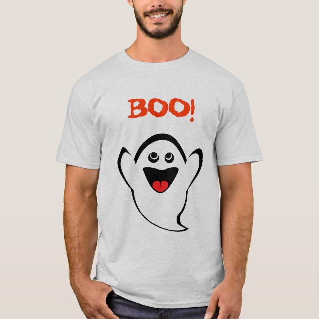 Ghost BOO! T - Shirt der Männer (Vorderseite)