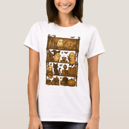 Ghost book nerd png ・ Ghost books png ・ Boo ghost T-Shirt