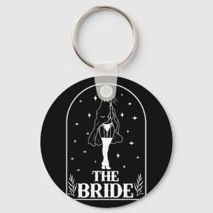 Ghost Bride Coven Gothic Halloween Wedding Bachelo Schlüsselanhänger