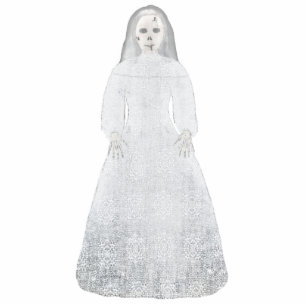Ghost Bride Déplaisant Halloween Photo Sculpture