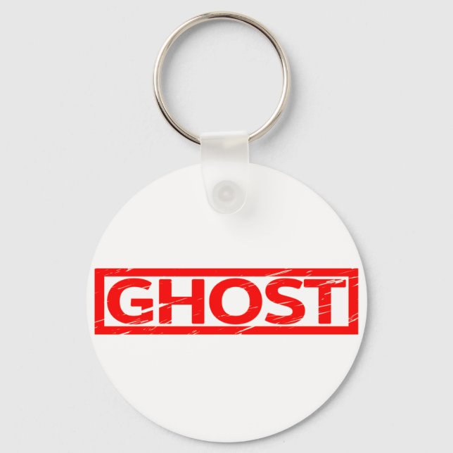 Ghost-Briefmarke Schlüsselanhänger (Vorderseite)