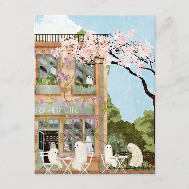 Ghost Cafe Postkarte (Vorderseite)