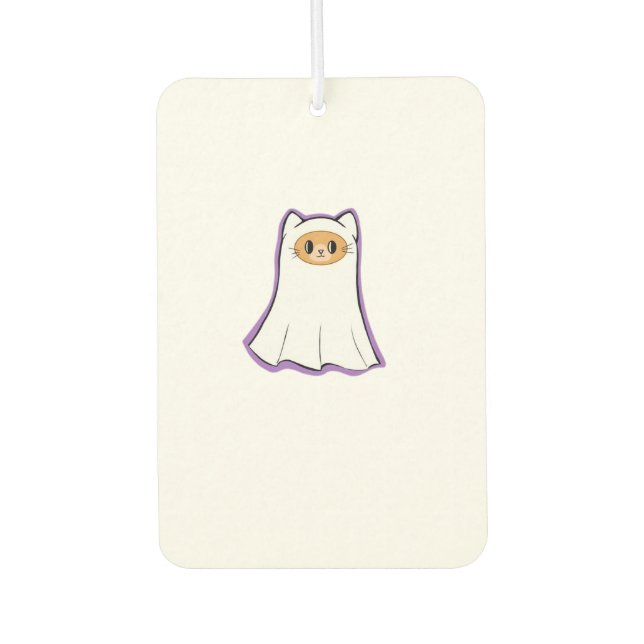 ghost cat Classic T-Shirt_3 Autolufterfrischer (Vorderseite)