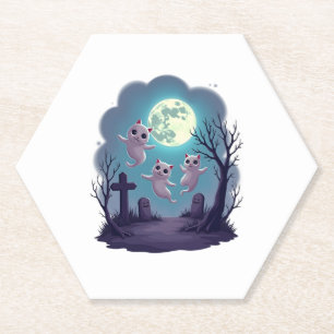 Ghost Cat Parade Untersetzer