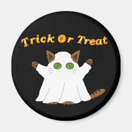 Ghost Cat Trick oder Treat Magnet