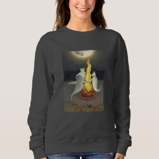 Ghost Cats Halloween Sweatshirt