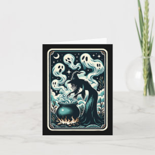 Ghost Cauldron Gothic Übernatürliche Tarotkarte Karte