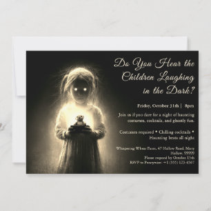 Ghost Child Halloween Kostüme Party Einladung