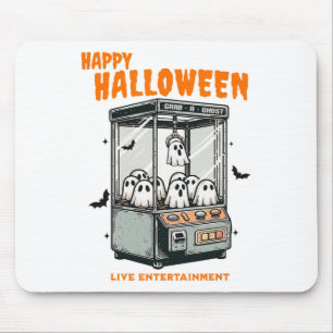 Ghost Claw Game Happy Halloween Mousepad