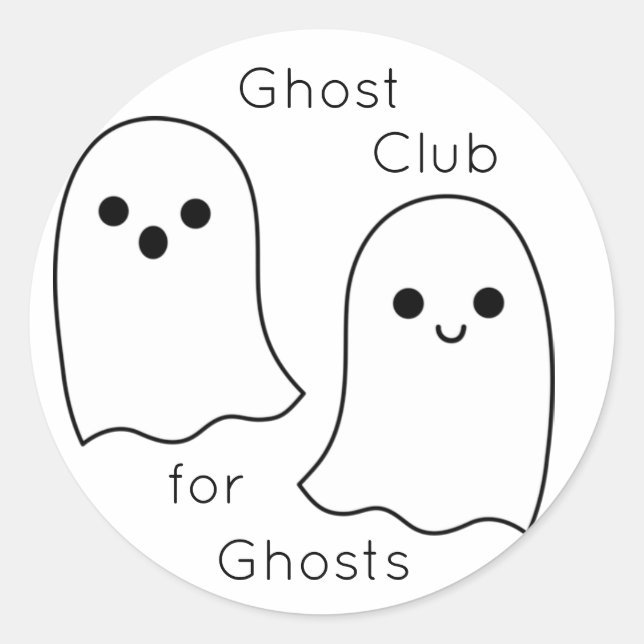 Ghost Club Stickers (Vorderseite)