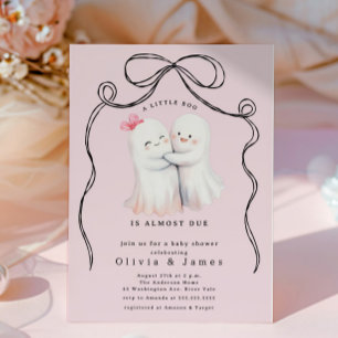 Ghost Couple Baby Dusche Einladung